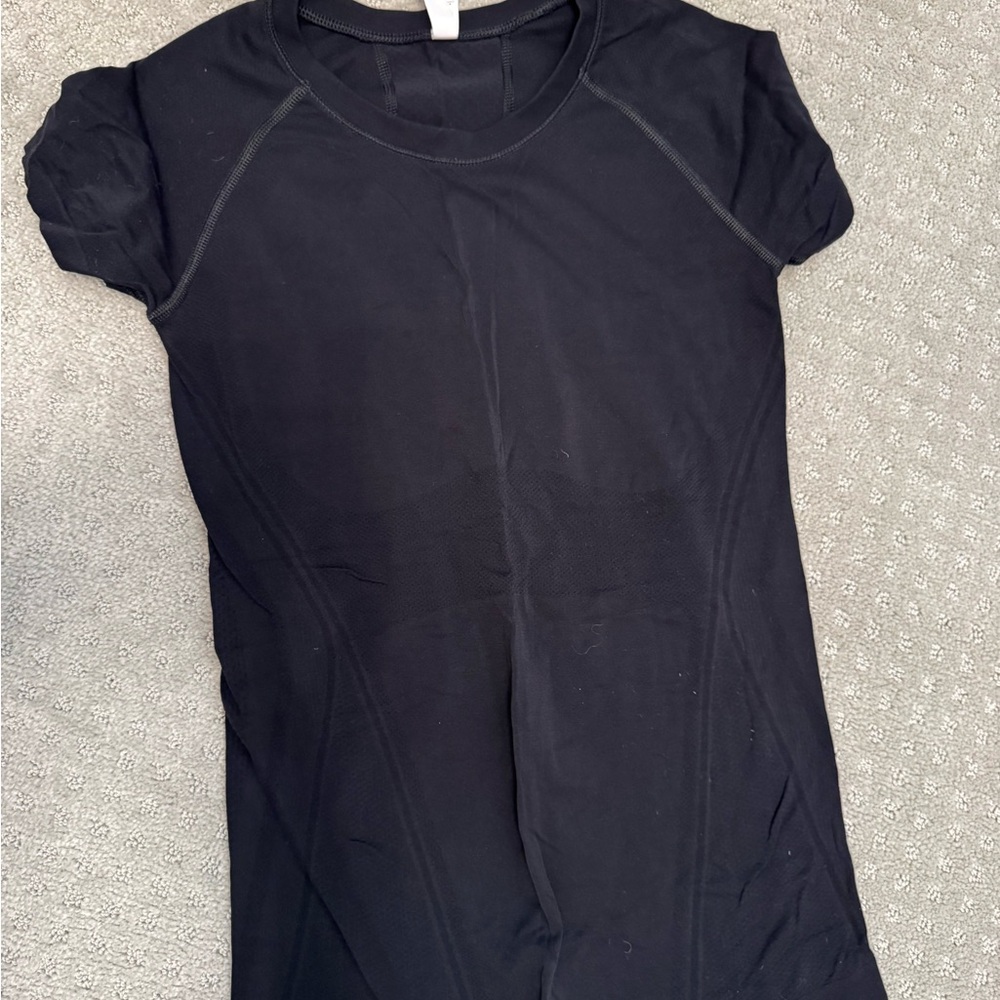 Athleta Black Short Sleeve Tee